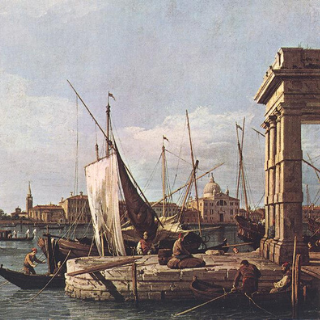 Giovanni Antonio Canal "il Canaletto" - La Punta della Dogana