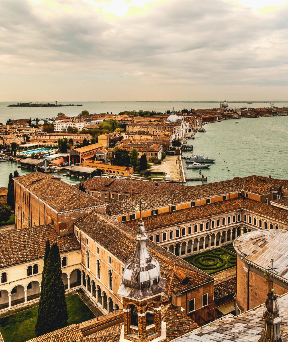 L'isola della Giudecca dall'alto