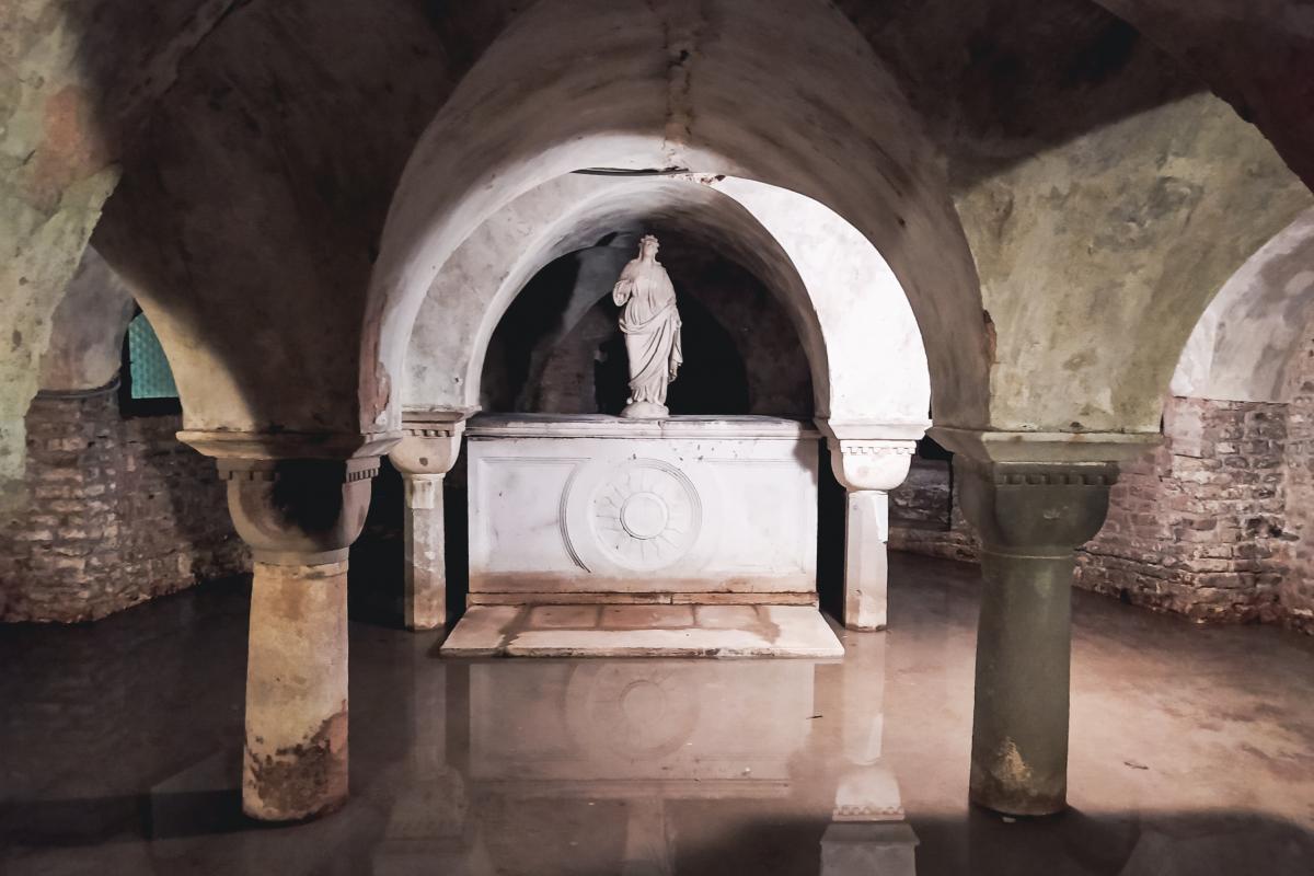 La cripta della Chiesa di San Zaccaria
